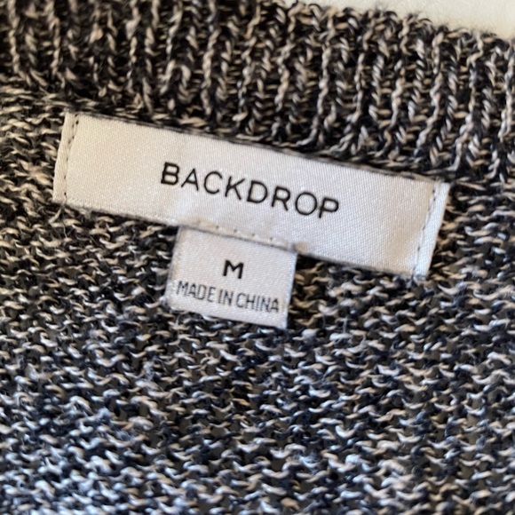 Backdrop - Speckled Drawstring Cardigan - Picture 5 of 6